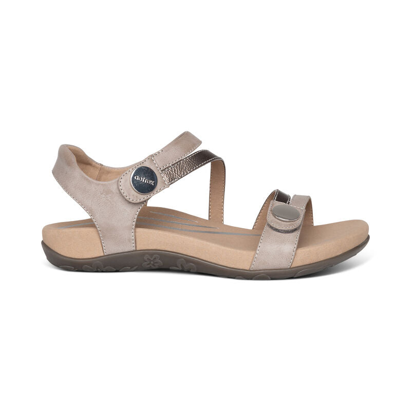 Aetrex Jess Adjustable Quarter Strap Sanadal Women's 10