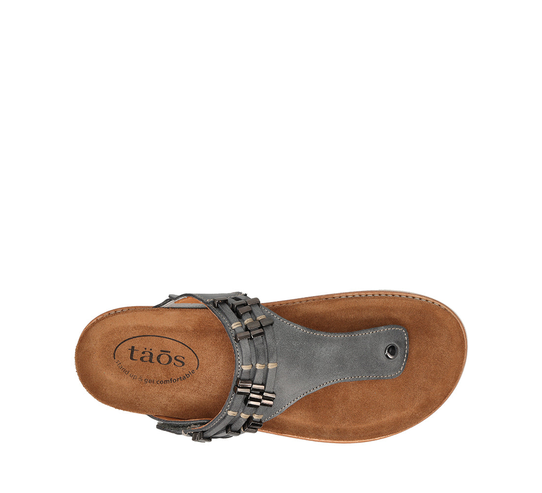 Women's Taos Stupendous Sandal Color: Steel