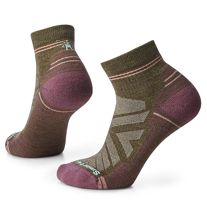 Women's Smartwool Hike Light Cushion Ankle Socks Color: Military Olive
