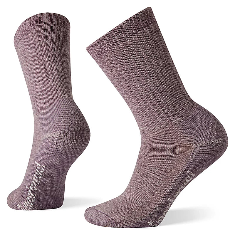 Women's Smartwool Hike Classic Edition Full Cushion Solid Crew Socks Color: Elderberry