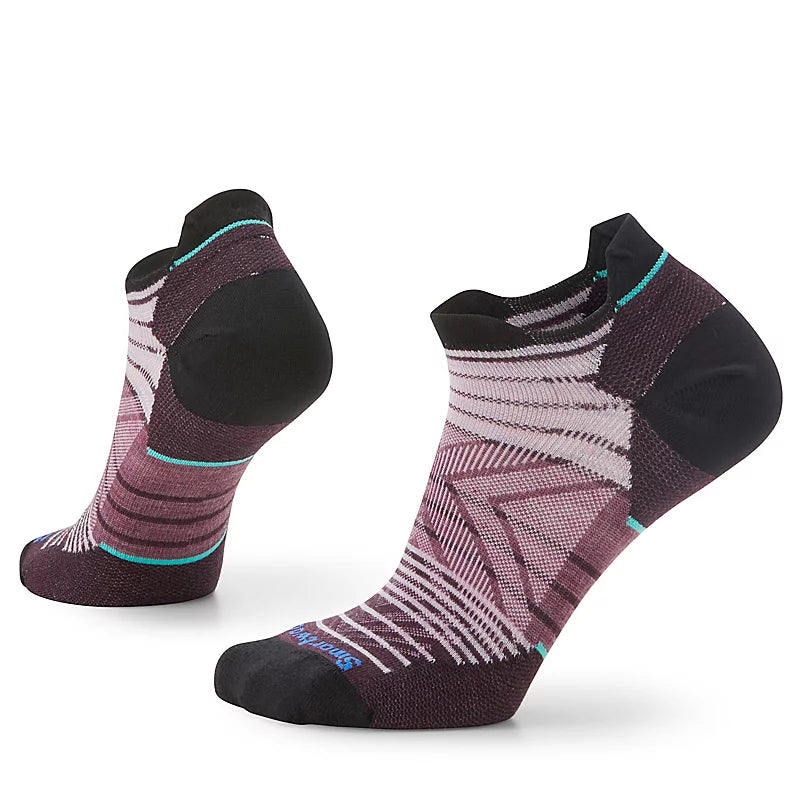 Women's Run Zero Cushion Stripe Low Ankle Socks Color: Purple Eclispse Women's Run Zero Cushion Stripe Low Ankle Socks Color: Purple Eclipse