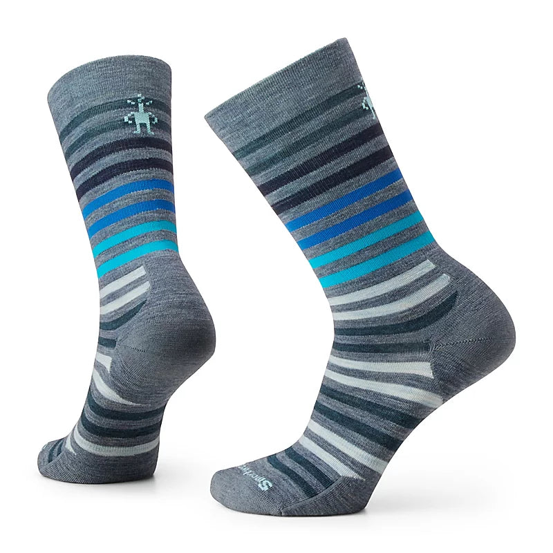 Smartwool Everyday Spruce Street Zero Cushion Crew Socks Color: Pewter Blue 