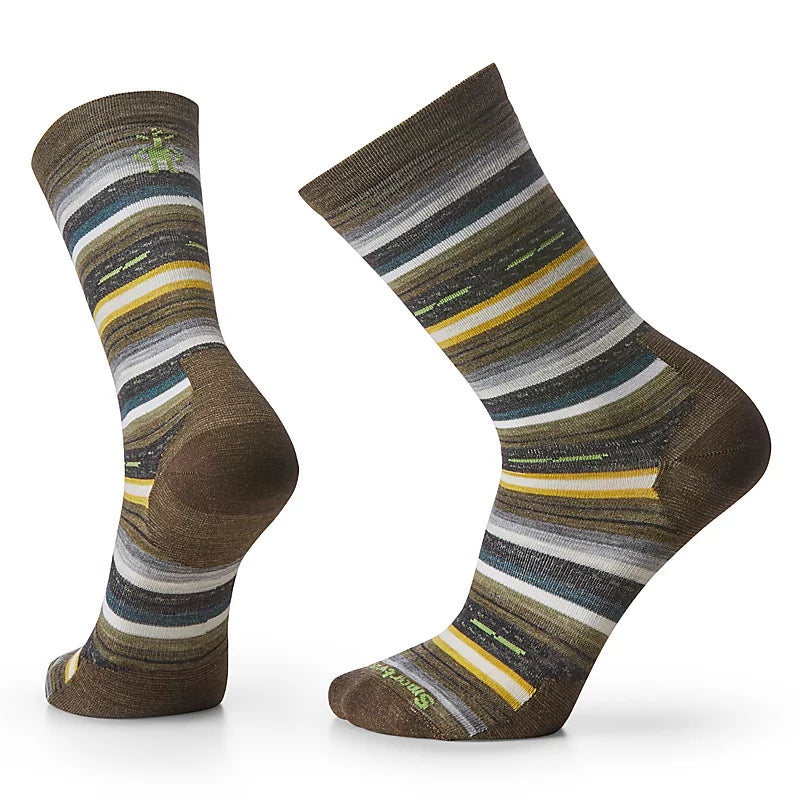 Smartwool Everday Margarita Zero Cushion Crew Socks Color: Military Olive