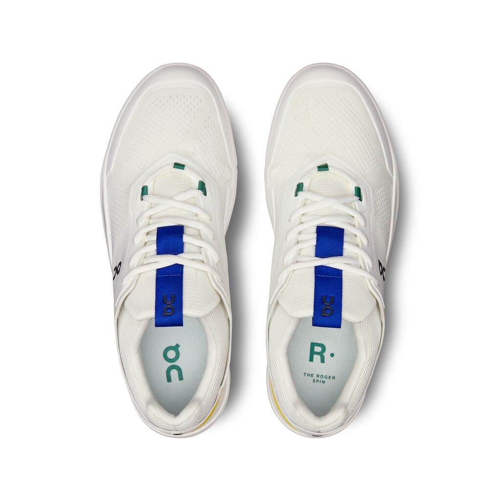 Women's On-Running The Roger Spin Color: Undyed-White | Yellow