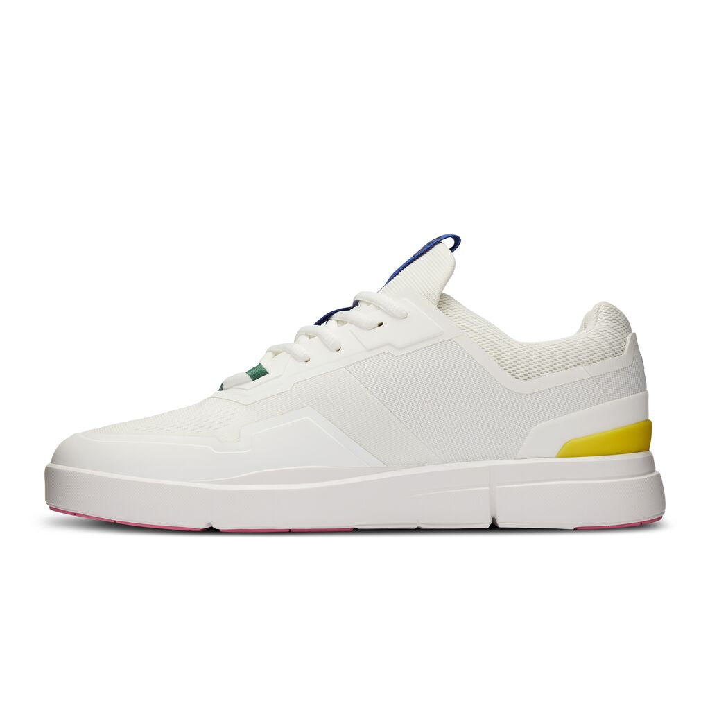 Women's On-Running The Roger Spin Color: Undyed-White | Yellow