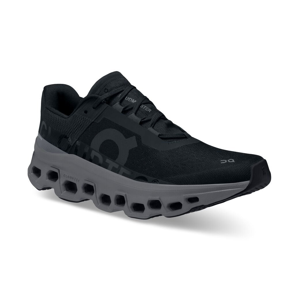 Women's On-Running Cloudmonster Color: BLACK/MAGNET