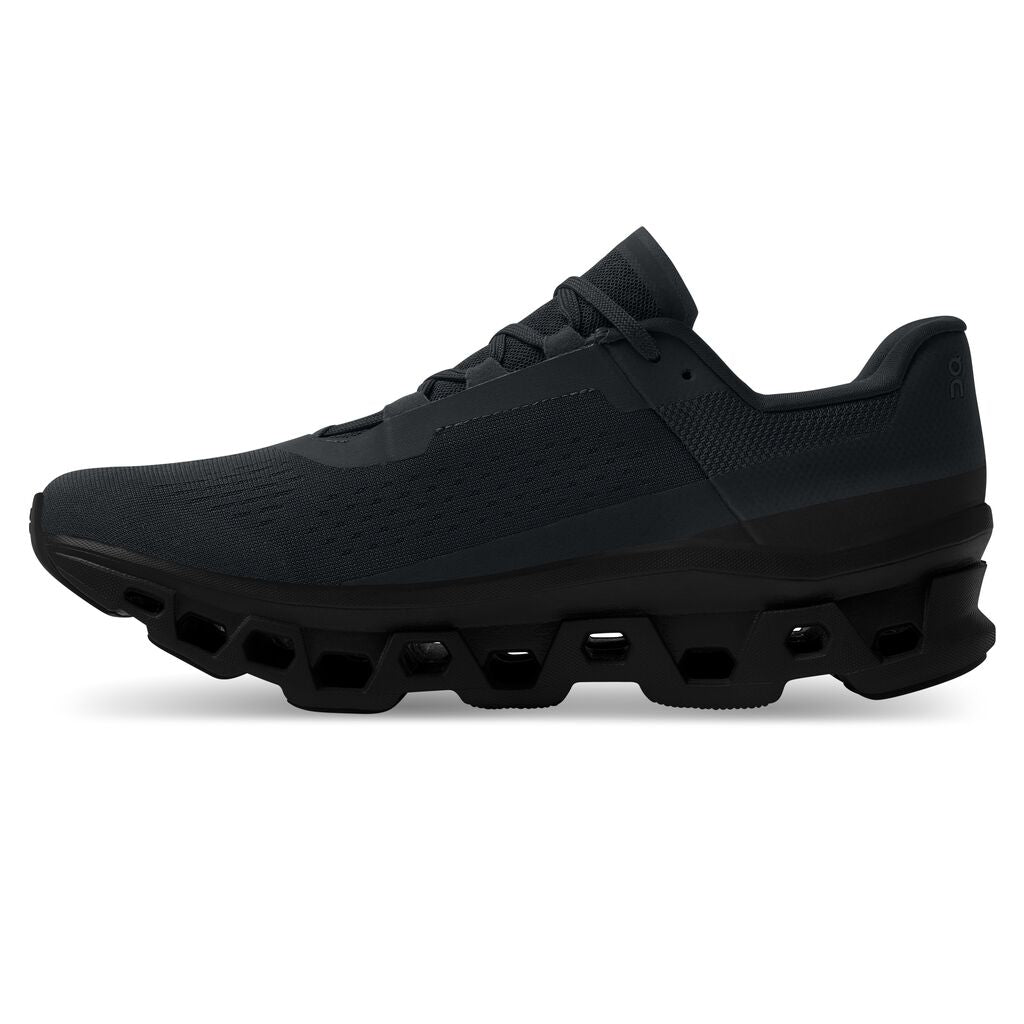 Men's On-Running Cloudmonster Color: ALL BLACK