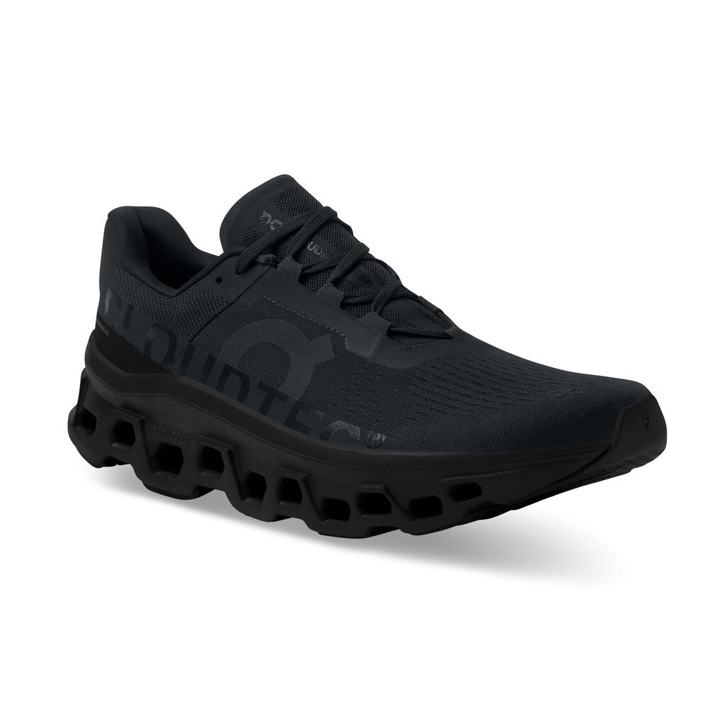 Men's On-Running Cloudmonster Color: ALL BLACK
