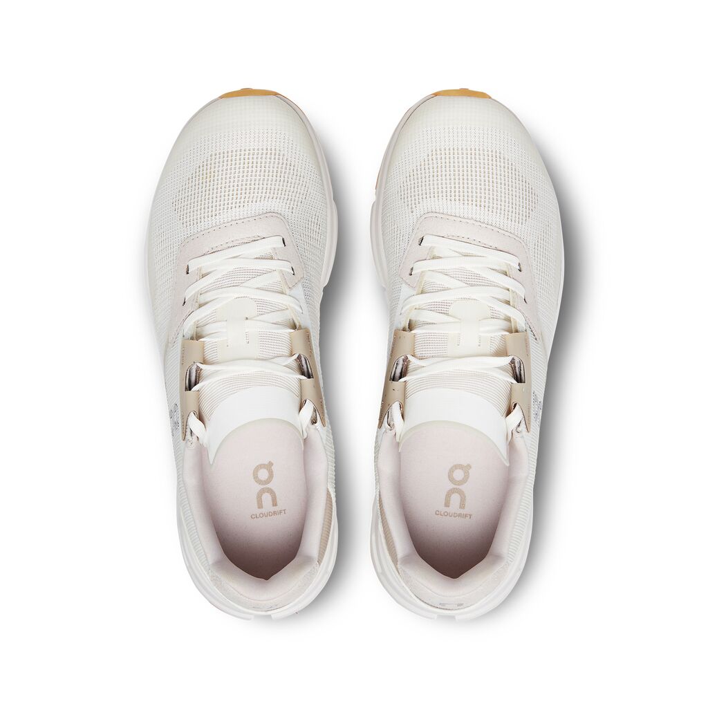 Women's On-Running Cloudrift Color: Undyed-White | Sand