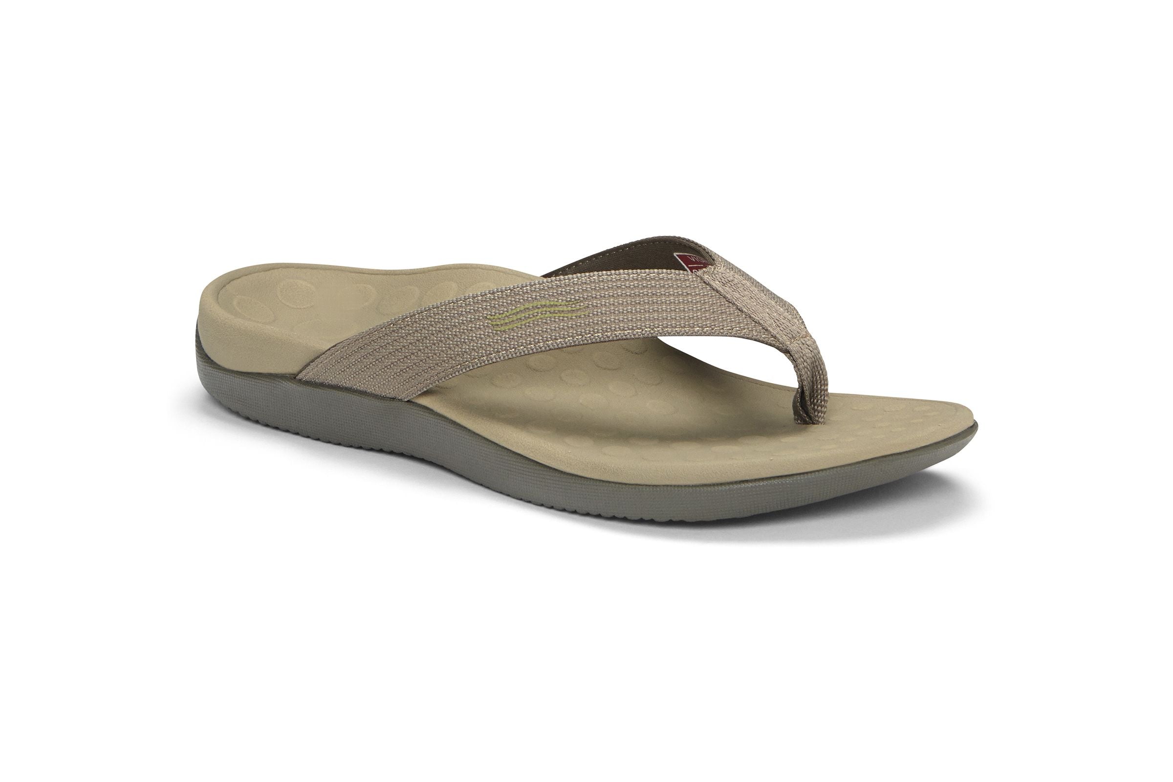 Vionic Wave Toe Post Sandal Khaki