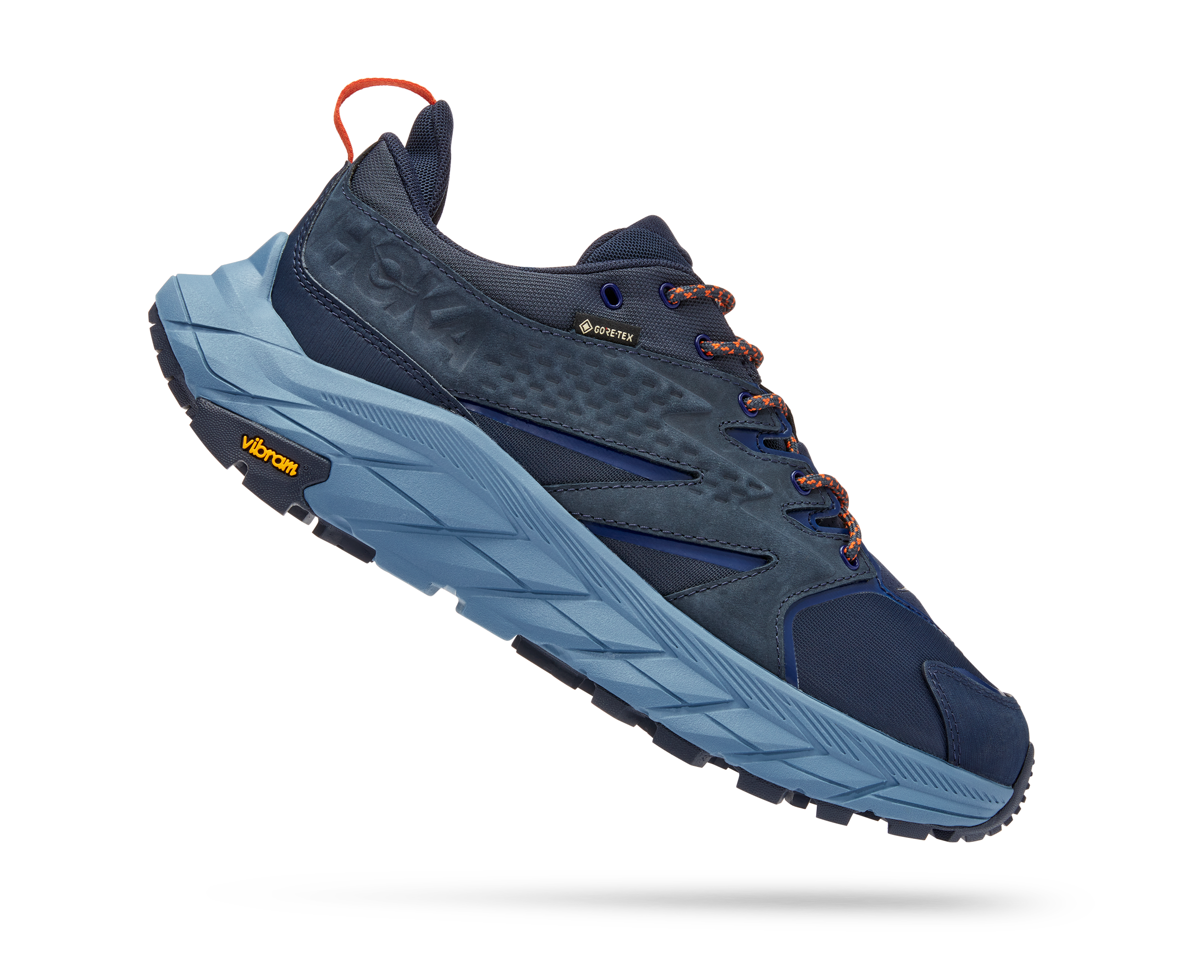 Men's Hoka One One Anacapa Low GTX Color: Outer Space / Mountain Spring