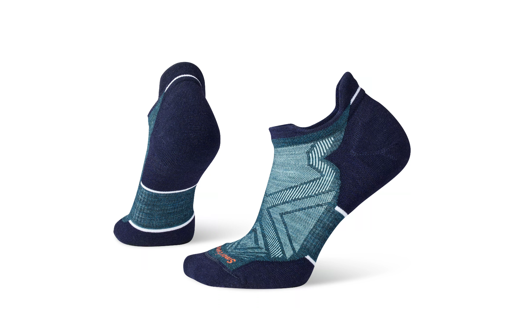 Women's Smartwool Run Targeted Cushion Low Ankle Socks Color: Twilight Blue