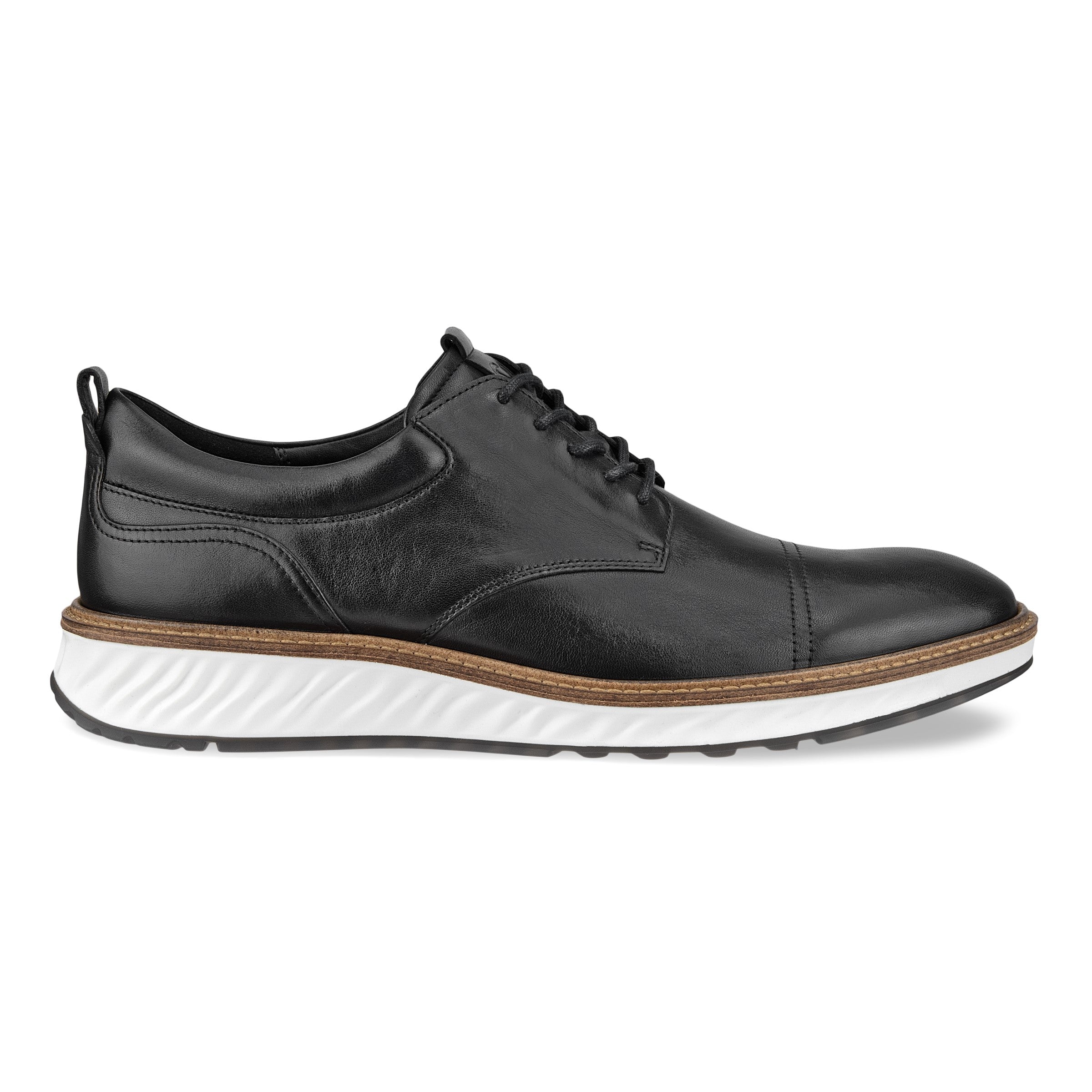 Men's Ecco St.1 Hybrid Derby Shoe Color: Black