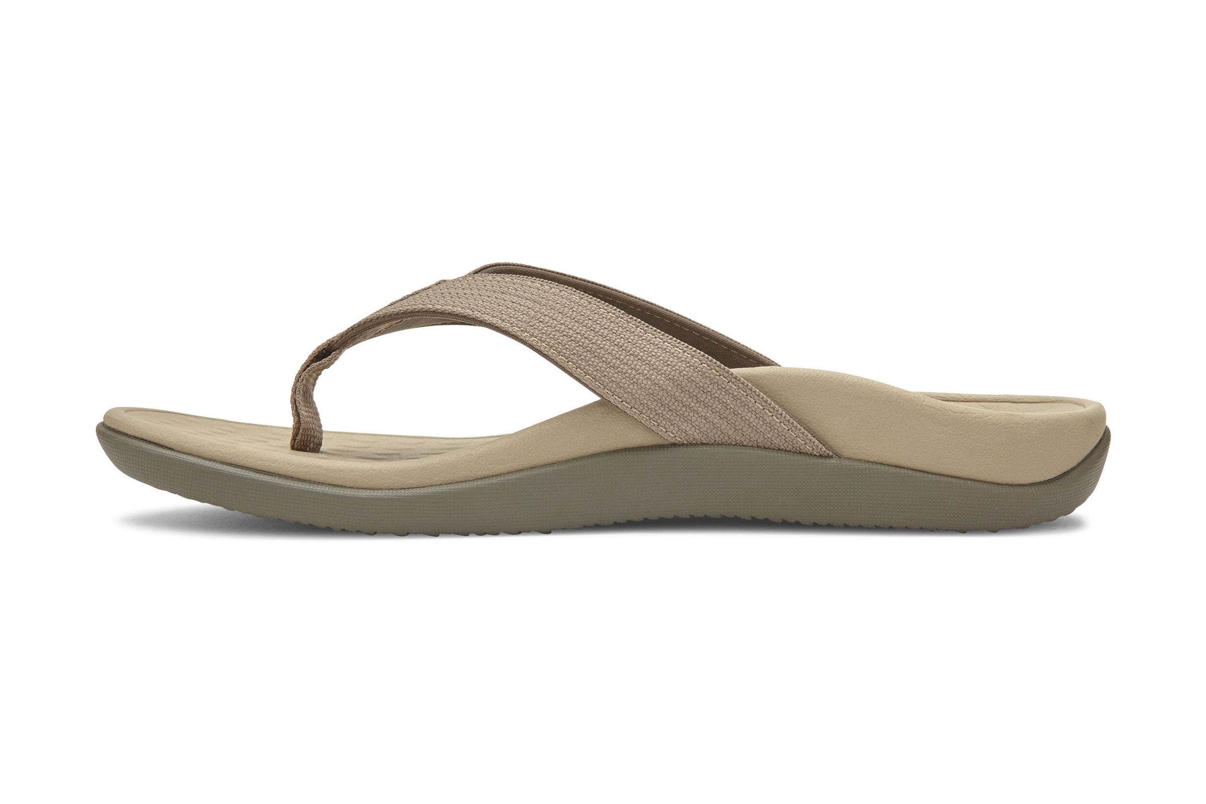 Vionic Wave Toe Post Sandal Khaki