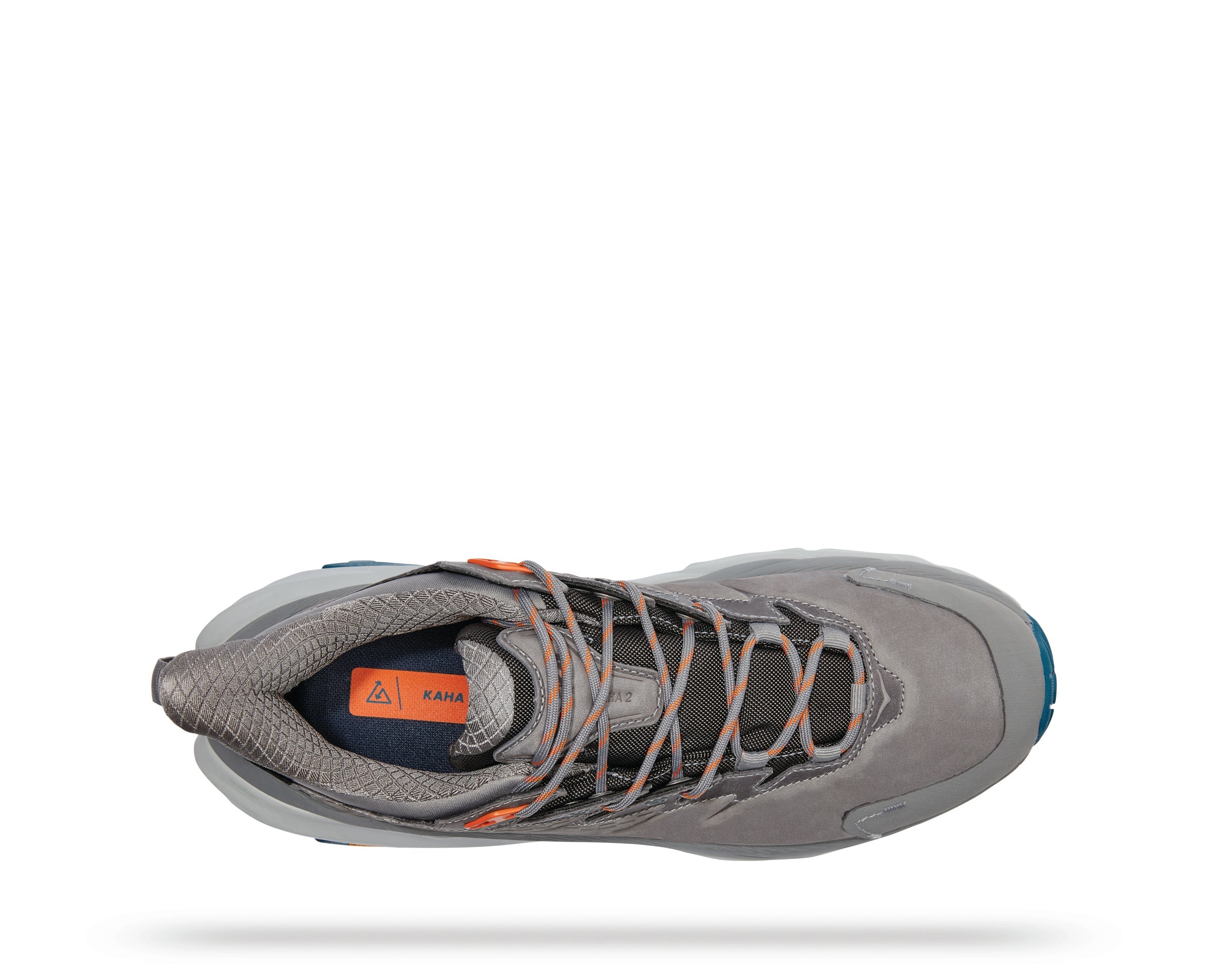 Men's Hoka Kaha 2 Low GTX Color: Sharkskin / Blue Coral