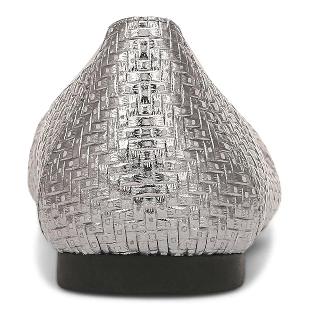 Women's Vionic Anita Flat Color: Silver Leather