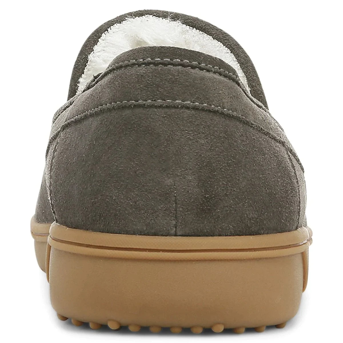 Men's Vionic Gustavo Slipper Color: Greige Suede