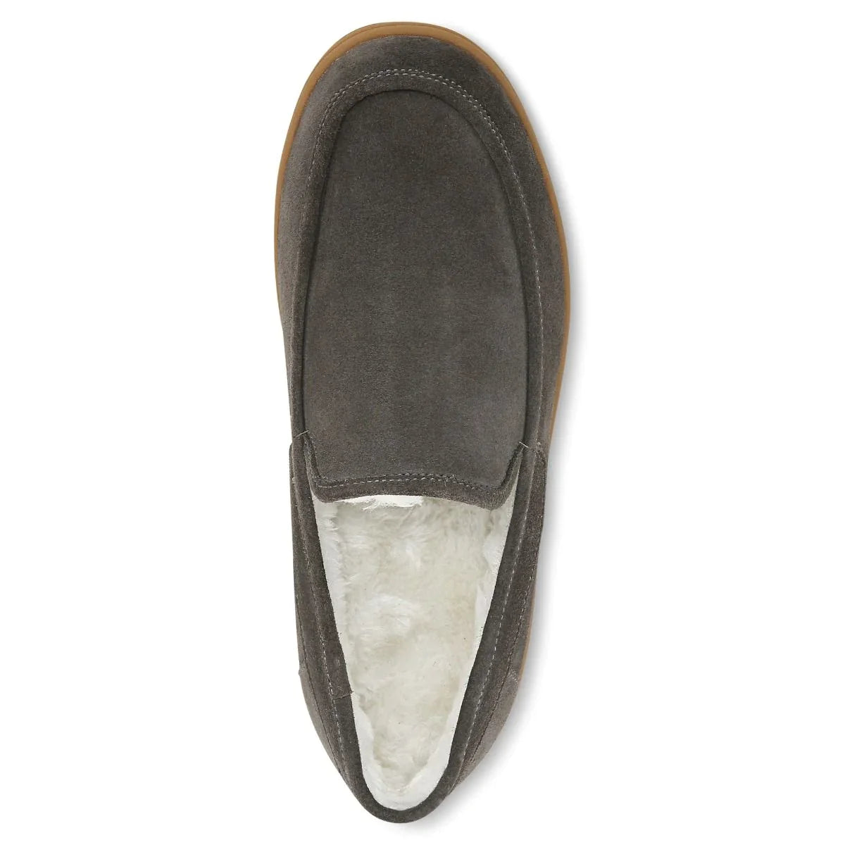 Men's Vionic Gustavo Slipper Color: Greige Suede