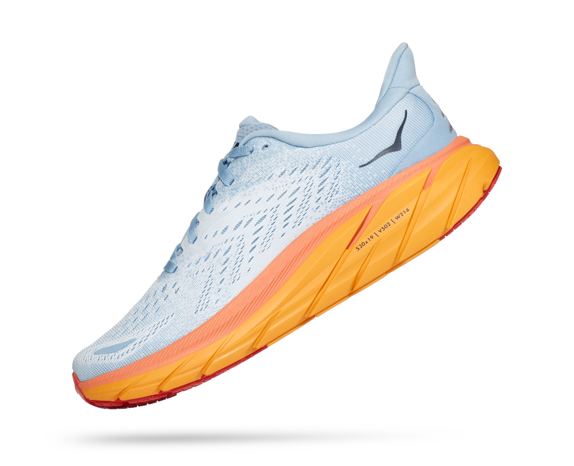 Women's Hoka One One Clifton 8 Color: Summer Song / Ice Flow