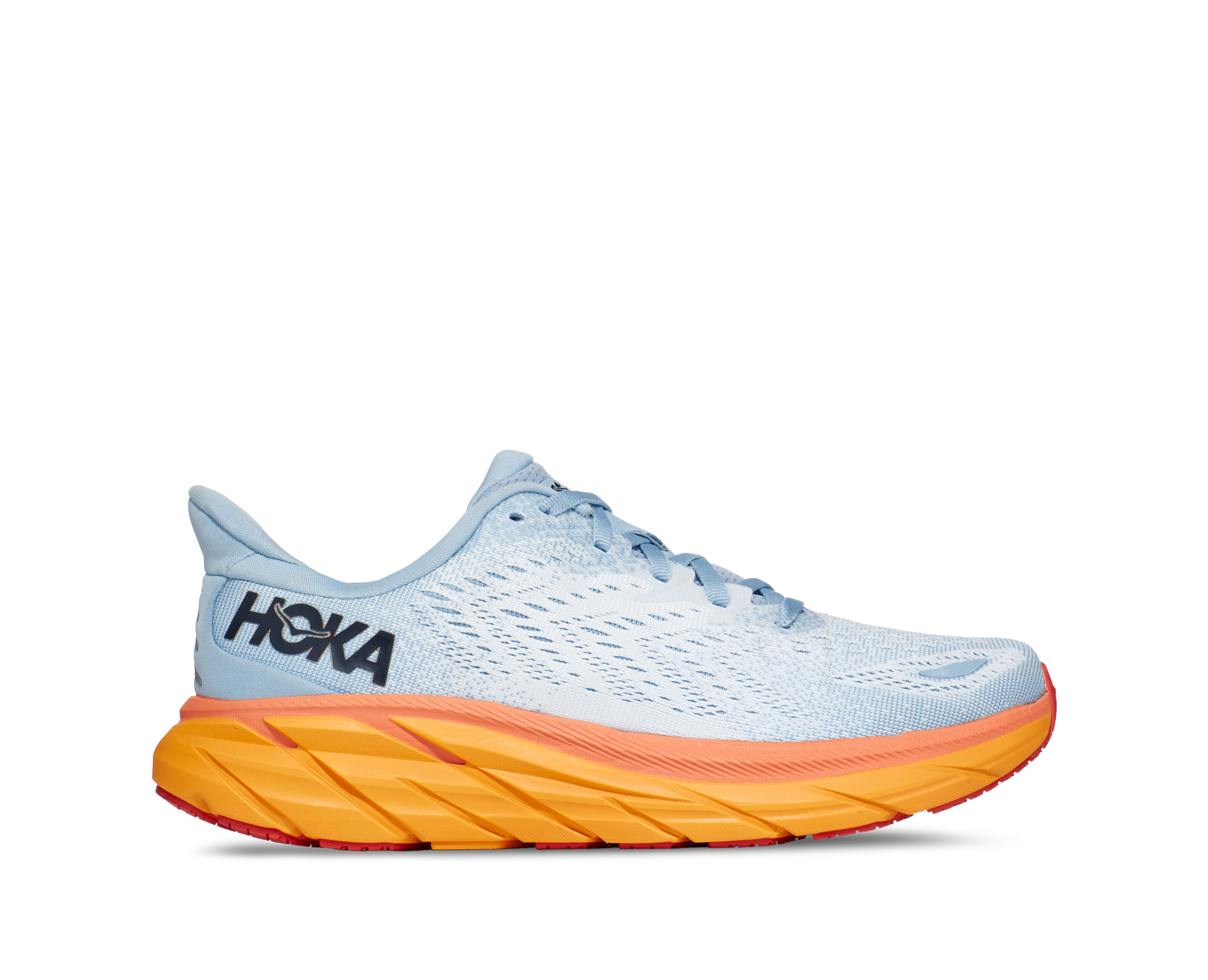 Women's Hoka One One Clifton 8 Color: Summer Song / Ice Flow