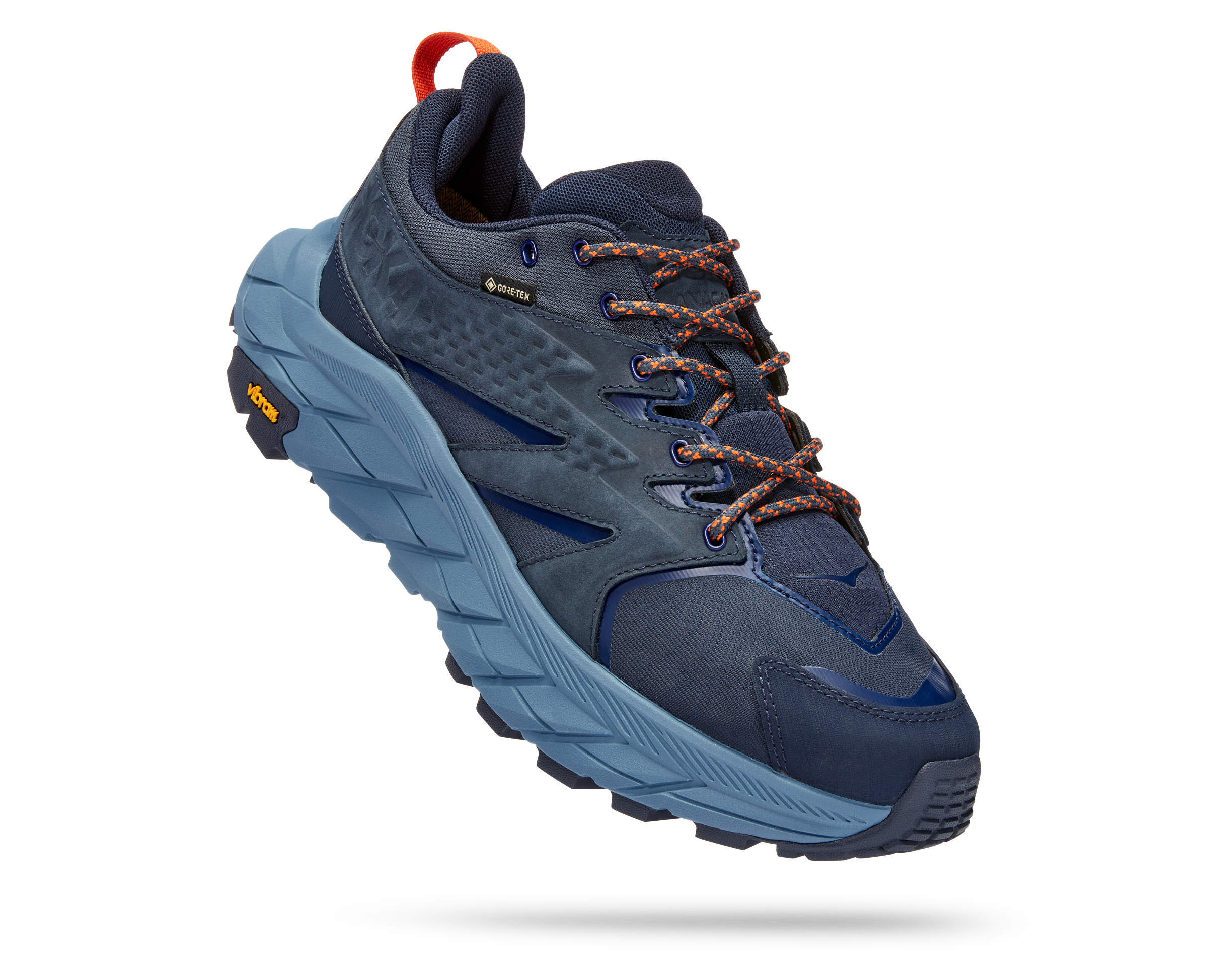 Men's Hoka One One Anacapa Low GTX Color: Outer Space / Mountain Spring
