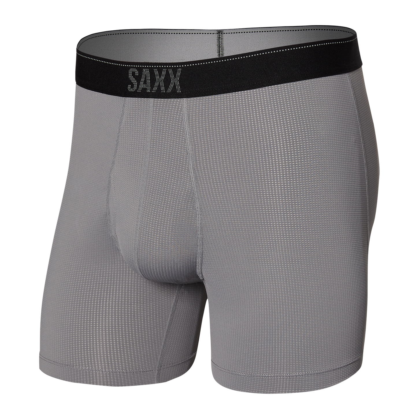 Men's SAXX Quest Boxer Brief Pattern: Dark Charcoal II
