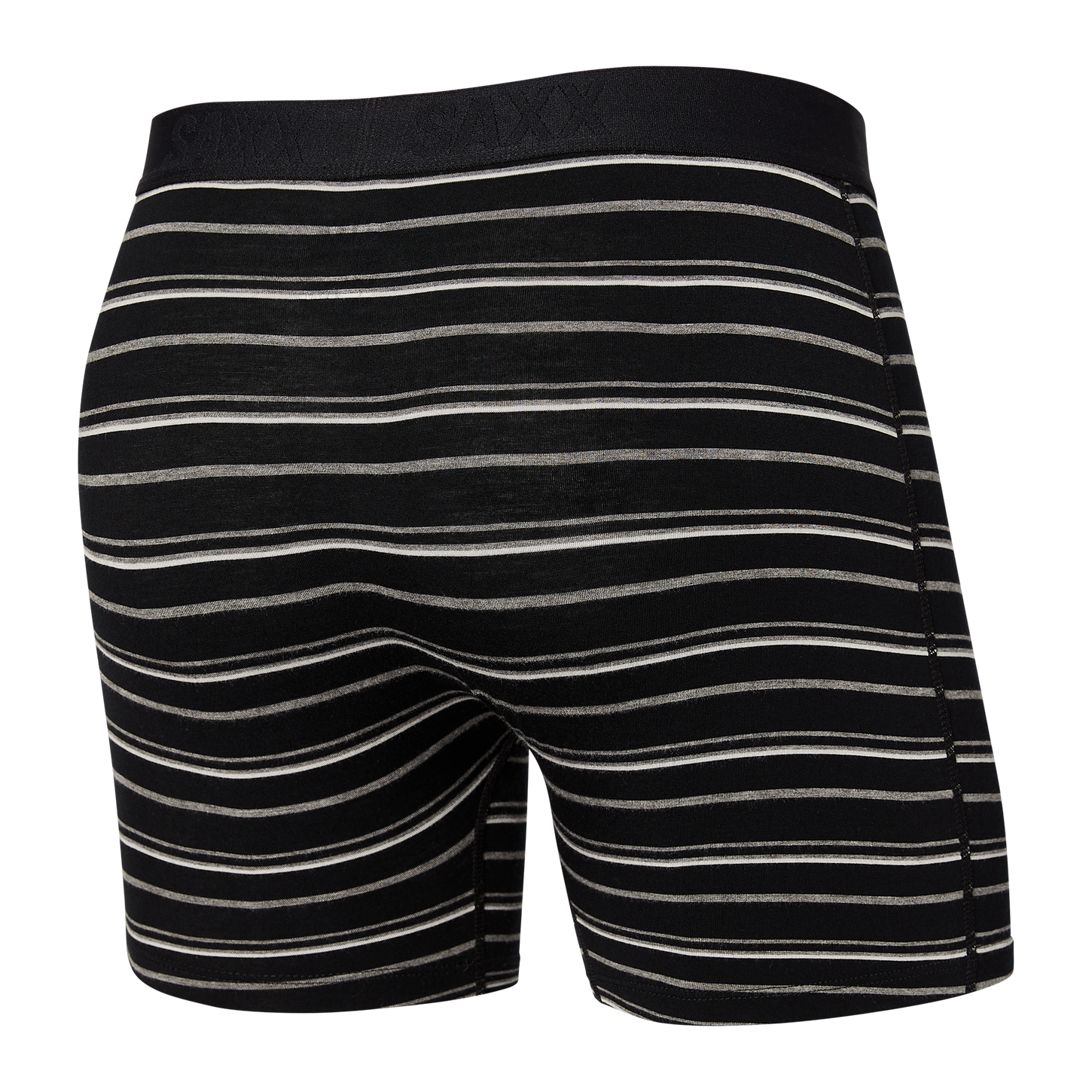 Men's SAXX Vibe Boxer Brief Pattern: Black Coast Stripe