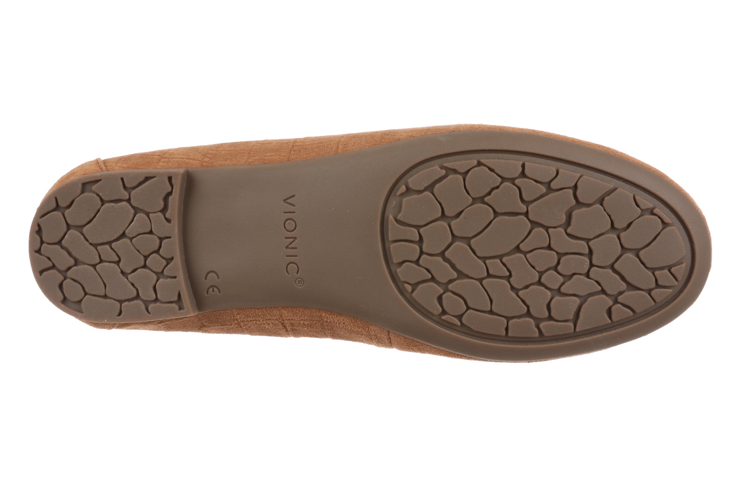 Women's Vionic Anita Flat Color: Tan Suede