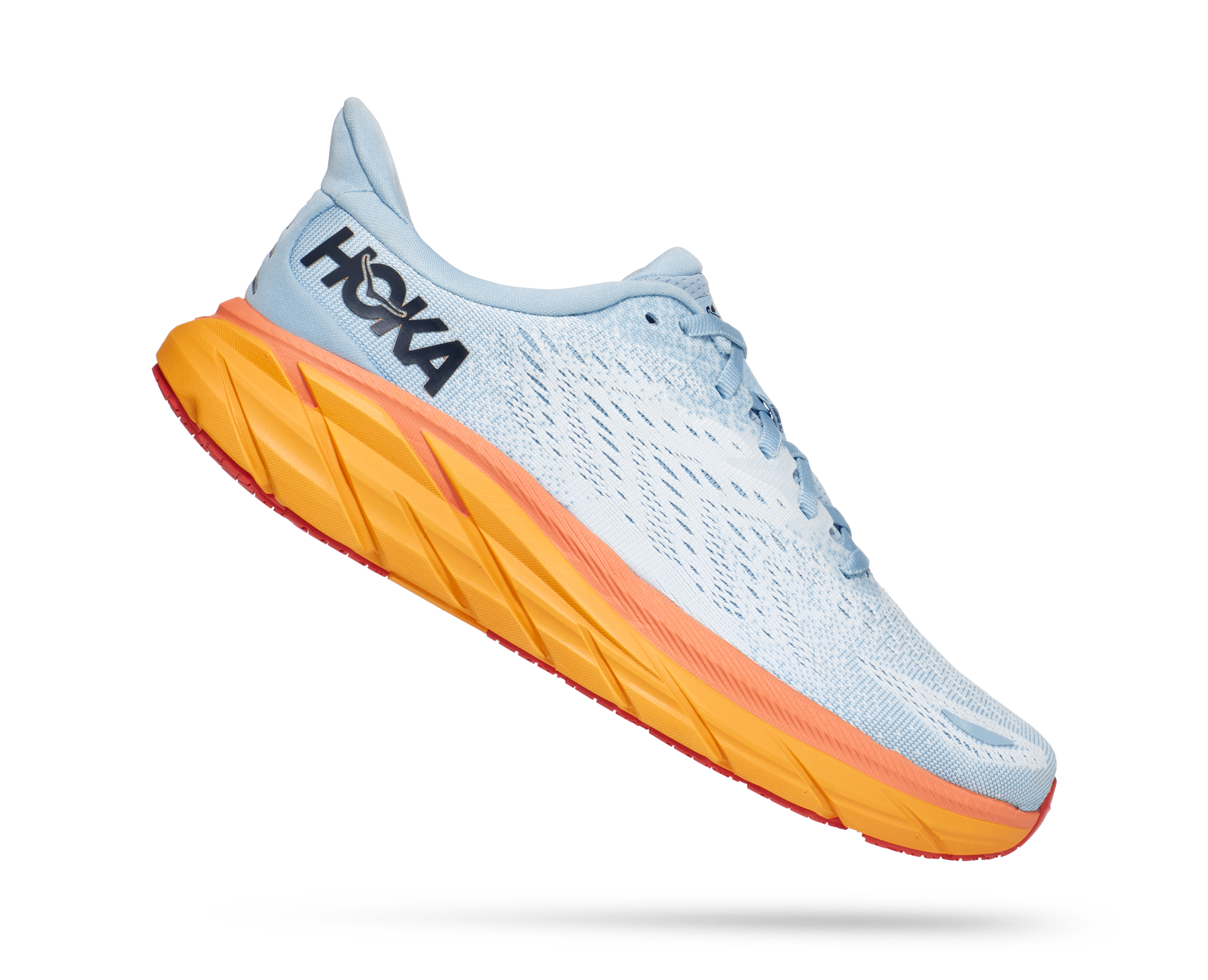 Women's Hoka One One Clifton 8 Color: Summer Song / Ice Flow
