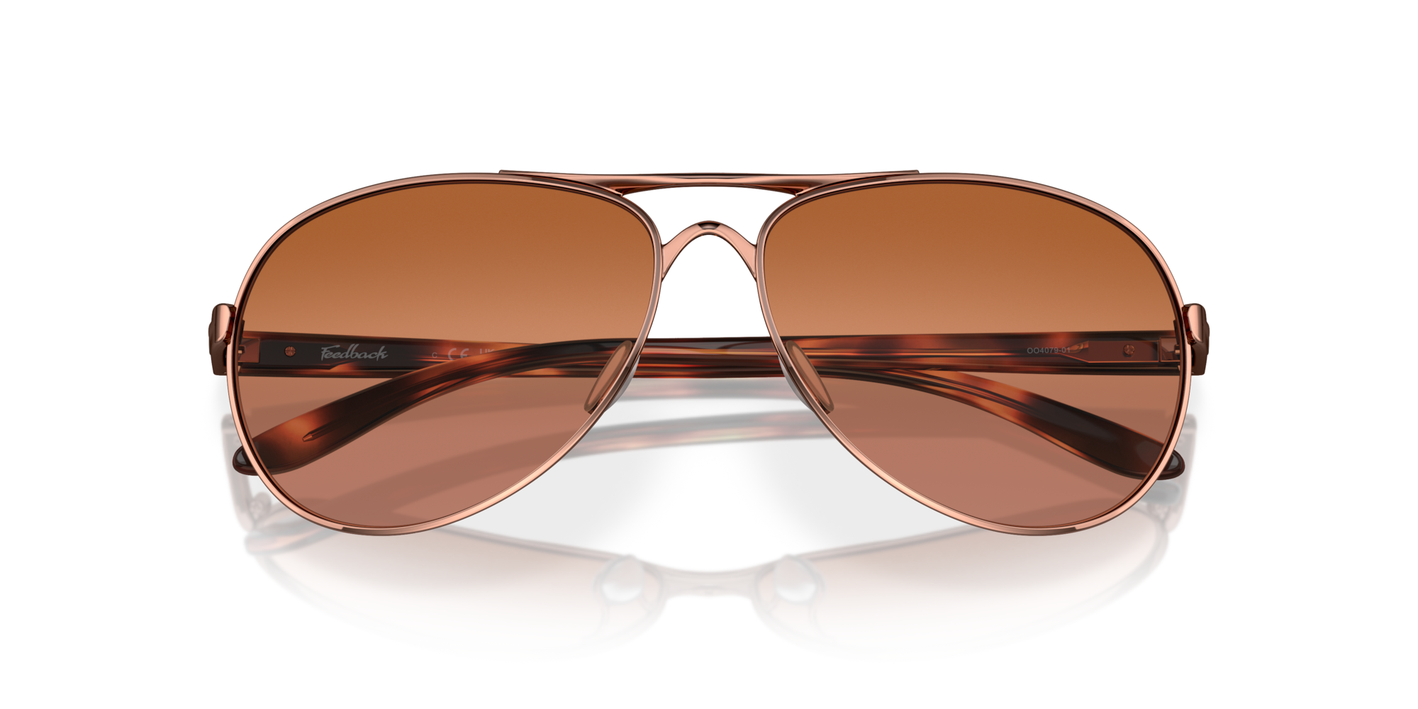Oakley Feedback Vr50 Brown Gradient Lenses, Rose Gold Frame  5