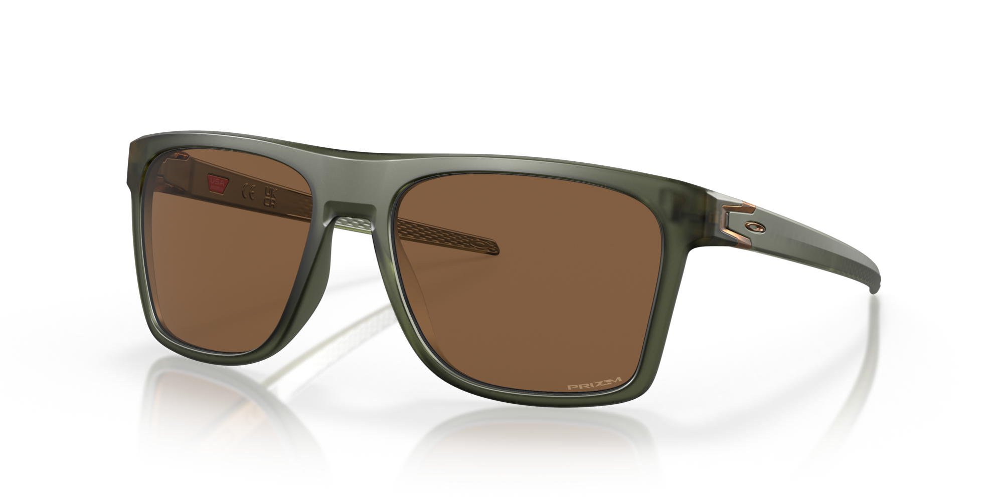 Oakley Leffingwell Prizm Bronze Lenses, Matte Olive Ink Frame  1