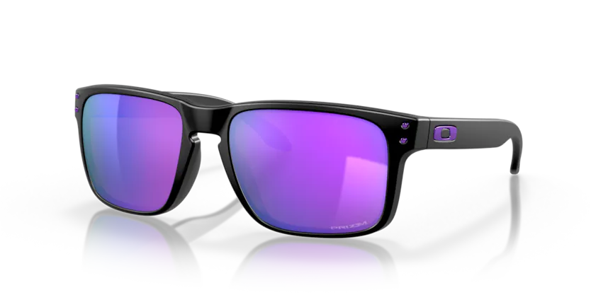 Oakley Holbrook Color: Prizm Violet Lenses, Matte Black Frame 