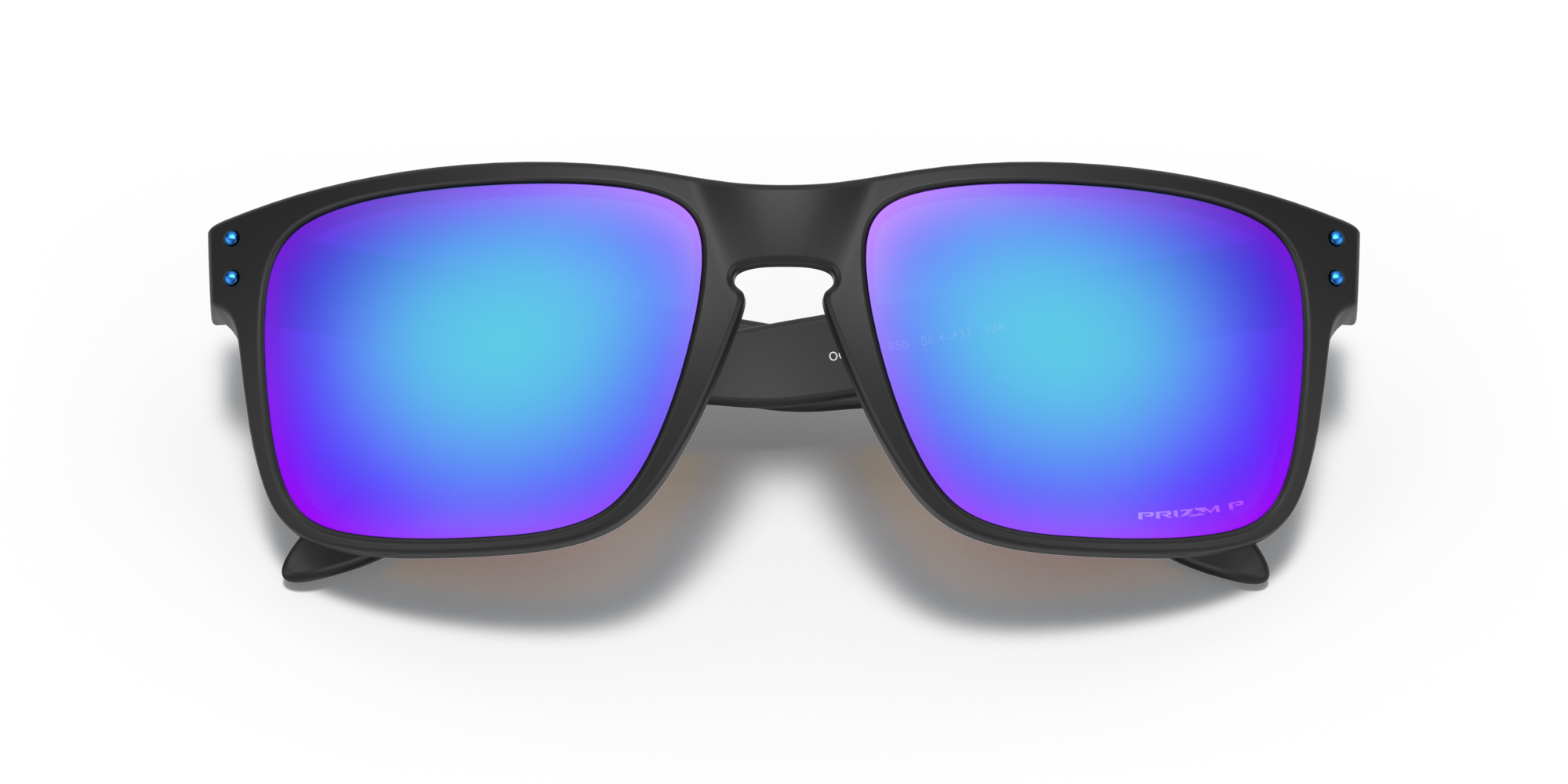 Oakley Holbrook (Low Bridge Fit) Prizm Sapphire Polarized Lenses, Matte Black Frame 5