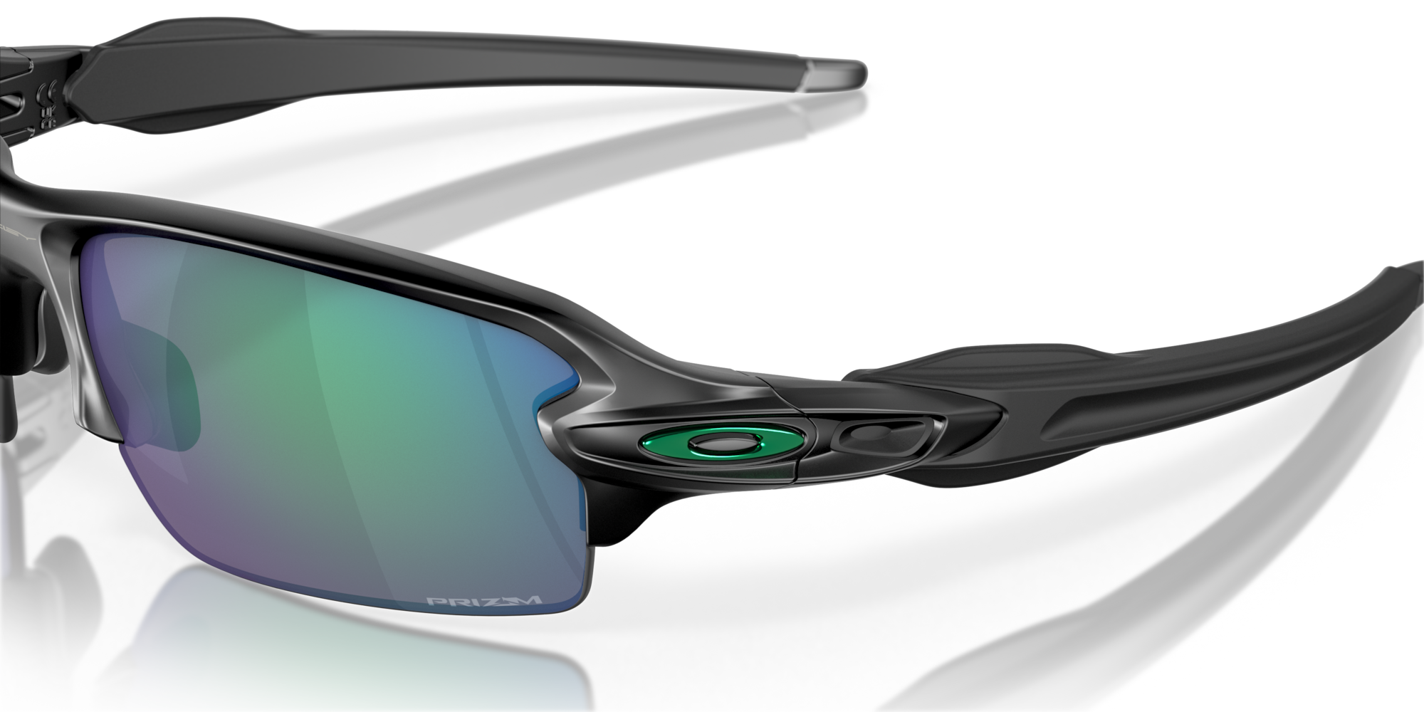 Oakley Flak 2.0 (Low Bridge Fit) Prizm Jade Polarized Lenses, Matte Black Frame 6