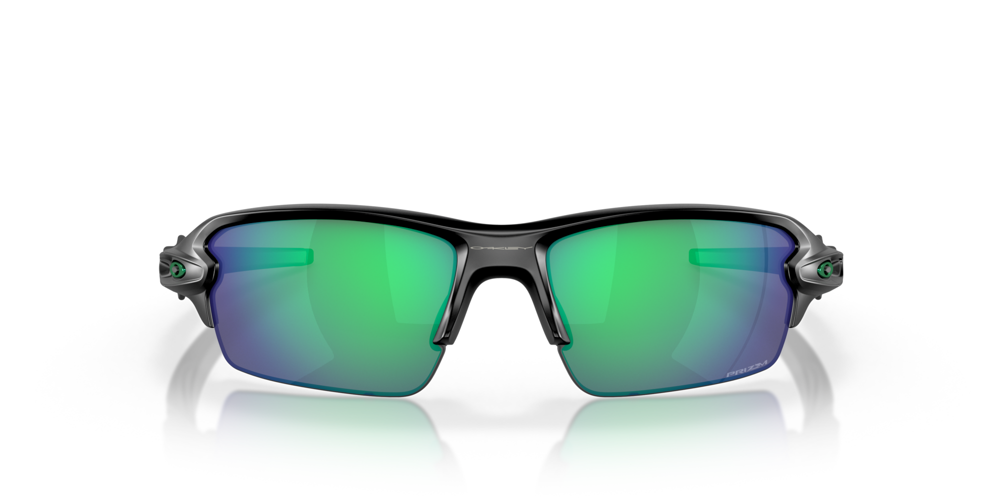 Oakley Flak 2.0 (Low Bridge Fit) Prizm Jade Polarized Lenses, Matte Black Frame 2