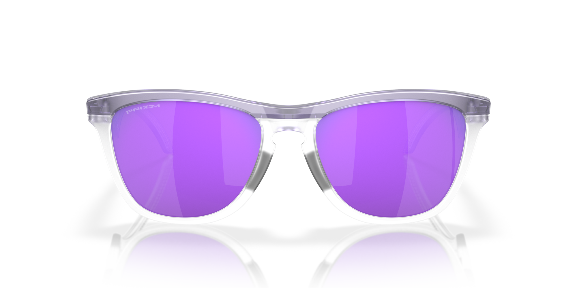 Oakley Frogskins Hybrid Prizm Violet Lenses, Matte Lilac/Prizm Clear Frame 2