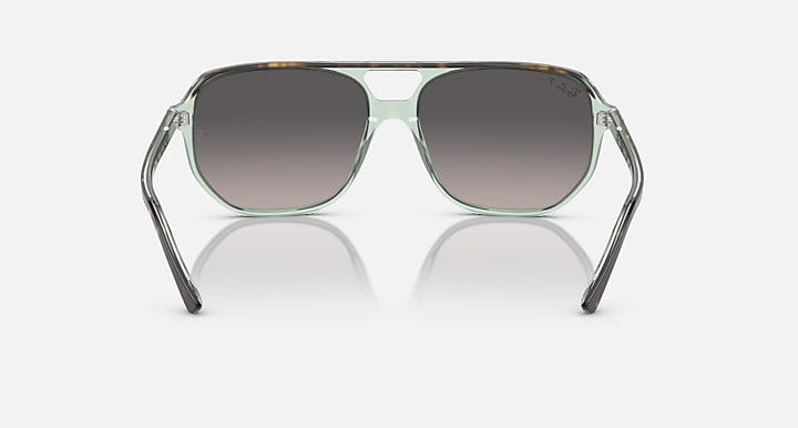 Ray Ban Bill One Polished Havana On Transparent Green Frame with Grey Lenses 5