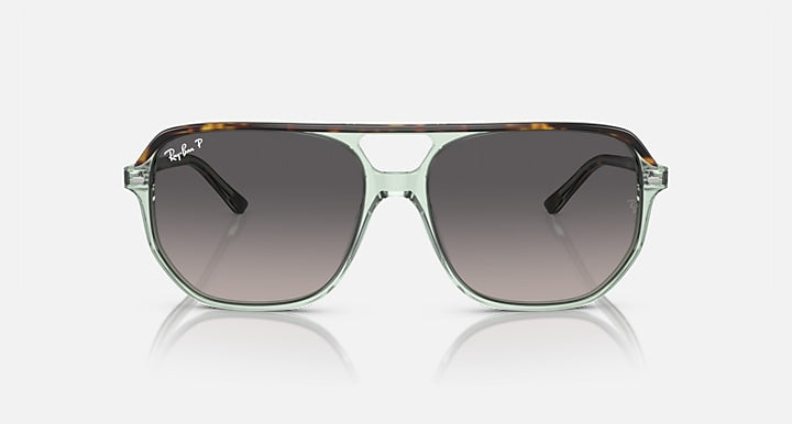 Ray Ban Bill One Polished Havana On Transparent Green Frame with Grey Lenses 3