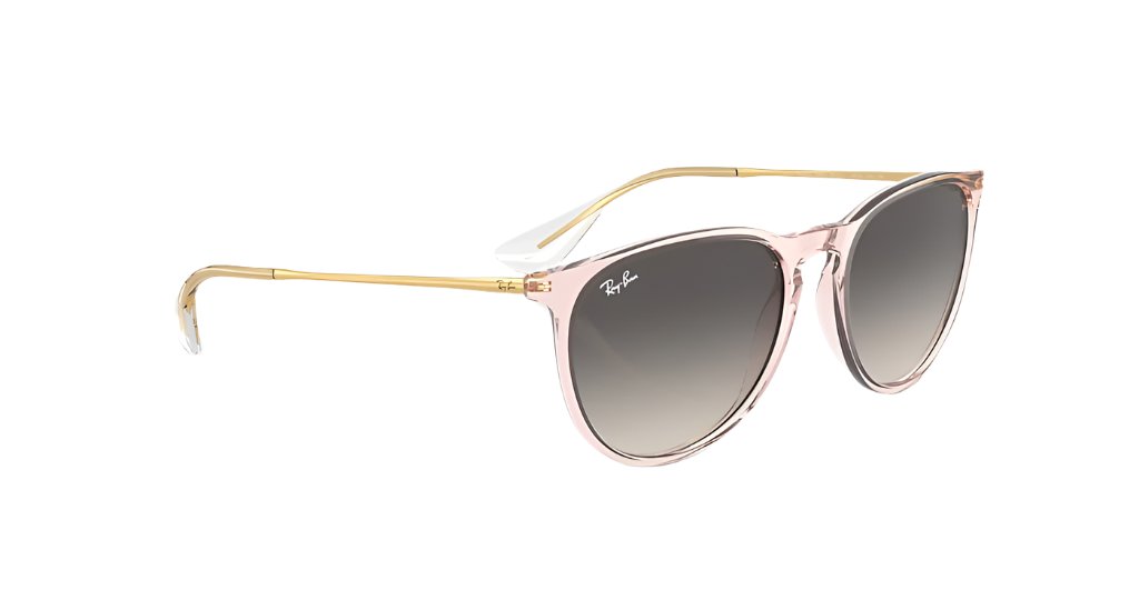 Ray Ban Erika Classic Polished Transparent Pink Grey 1