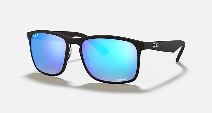 Ray Ban RB4264 Chromance Matte Black with Blue Chromance 2