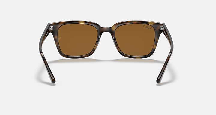 Ray Ban RB4323 Polished Light Havana Frame with B-15 Brown Lenses  5