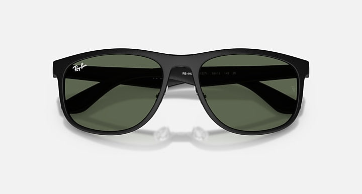 Ray Ban RB4468 Liteforce Matte Sand Black with Dark Green Lenses  6