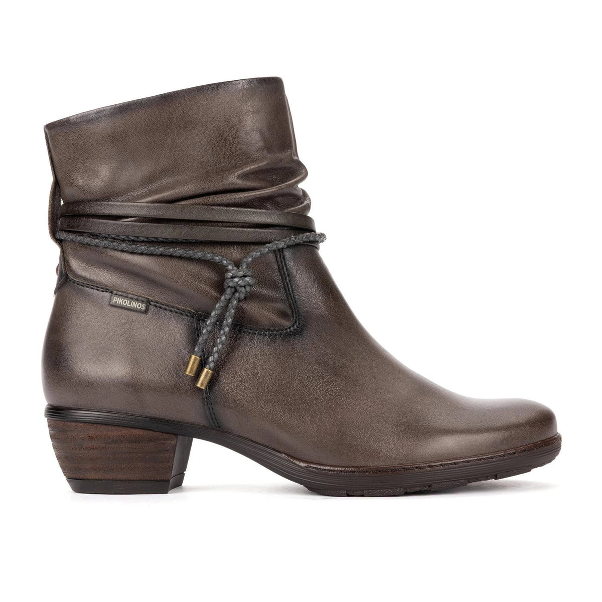 Pikolinos Utiel Ankle Boots with Wrinkled Leather and Decorative Detail Women's 2