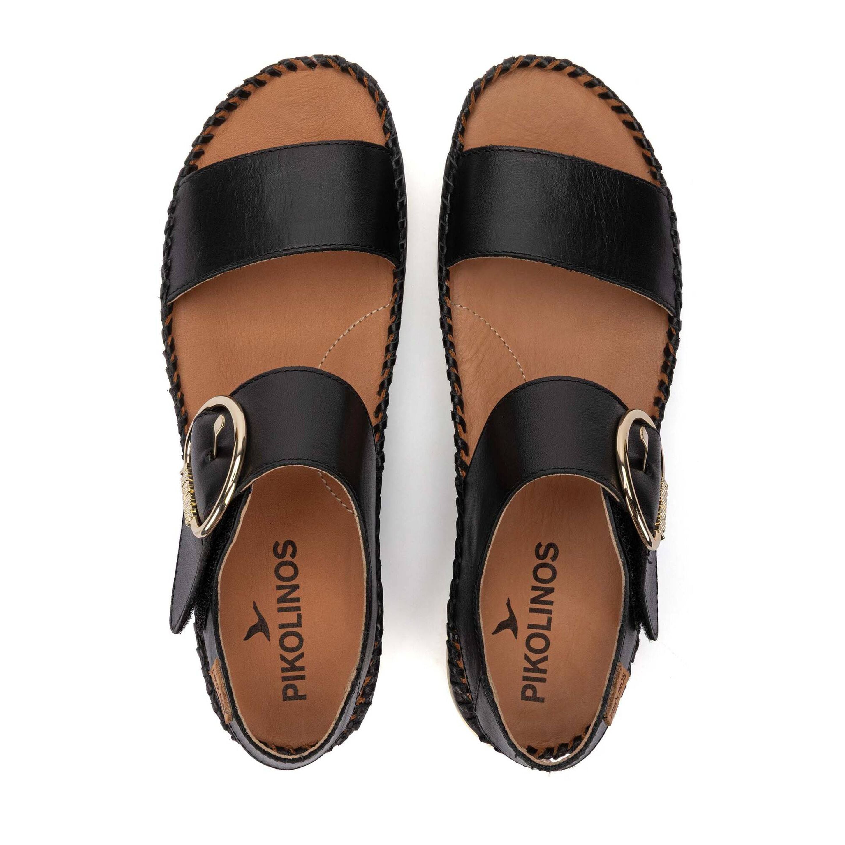 Pikolinos Marina Wedge Sandals w/ Hook & Loop Closure Women's 15