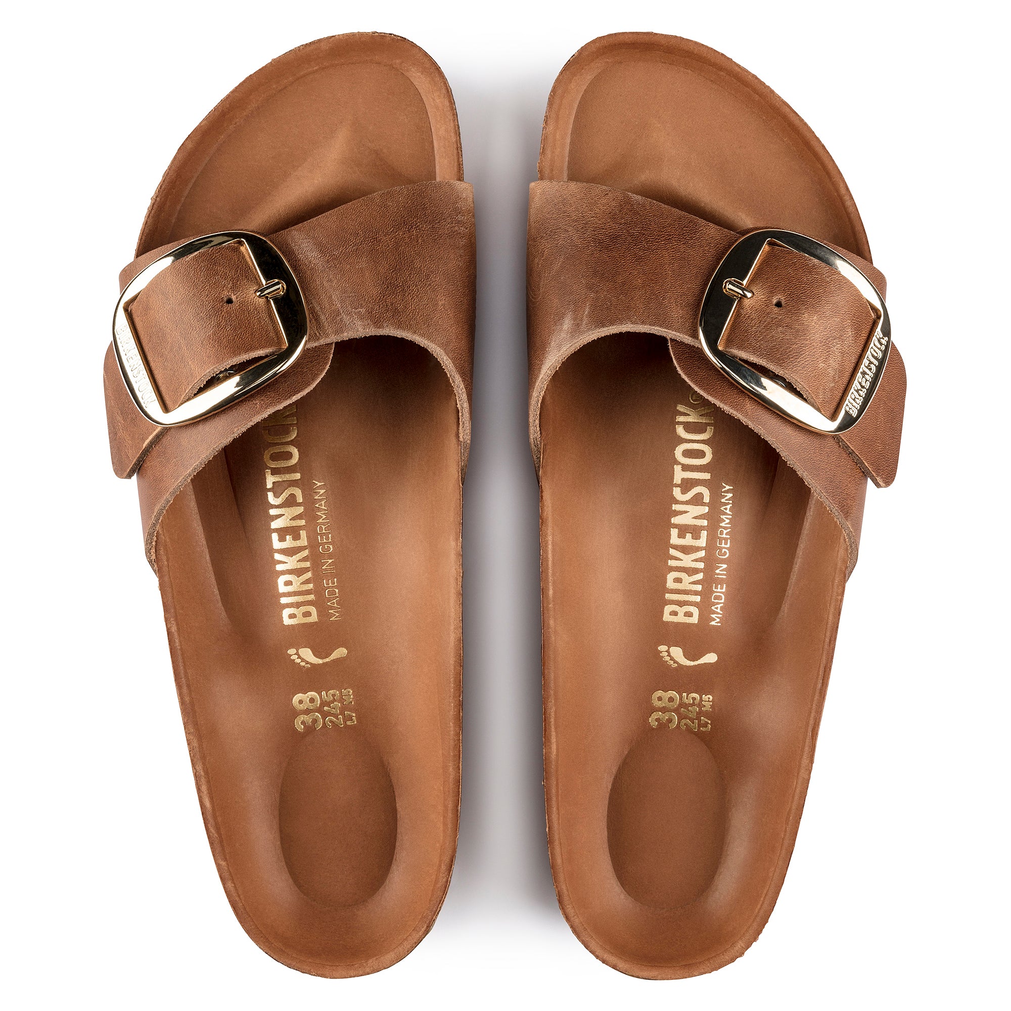 Birkenstock Madrid Big Buckle Oiled Leather Women's 6