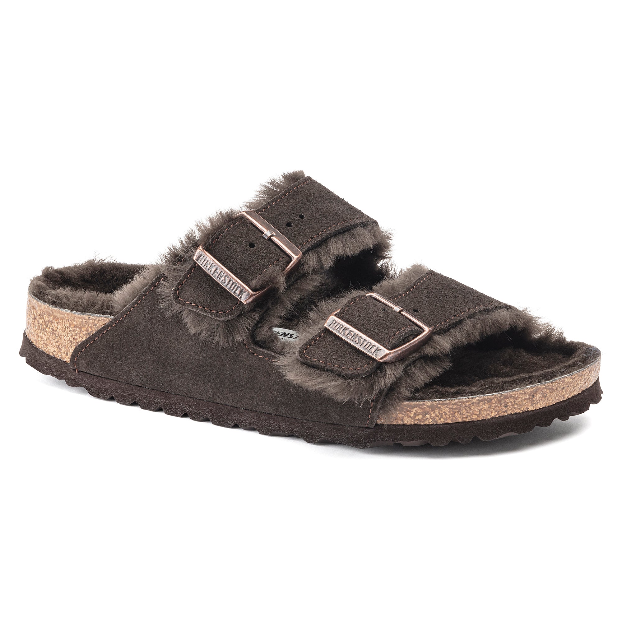 Birkenstock Arizona Shearling Suede Leather Women's 5