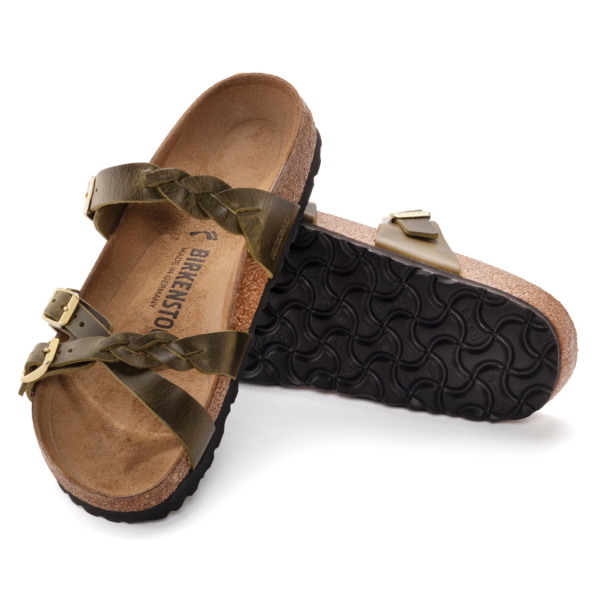 Birkenstock Franca Braided Oiled Leather Women's 1