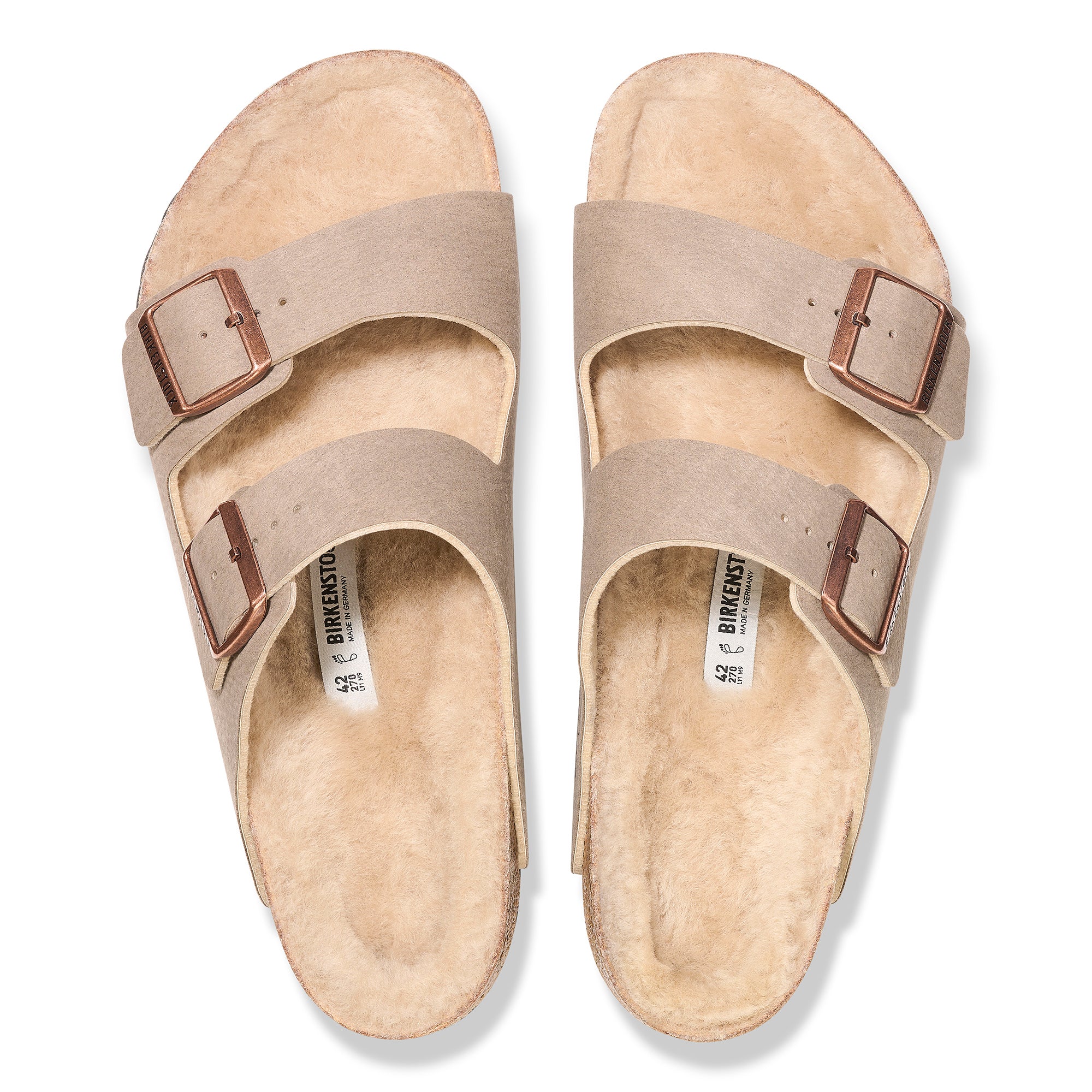 Birkenstock Arizona Shearling Synthetics Unisex  3