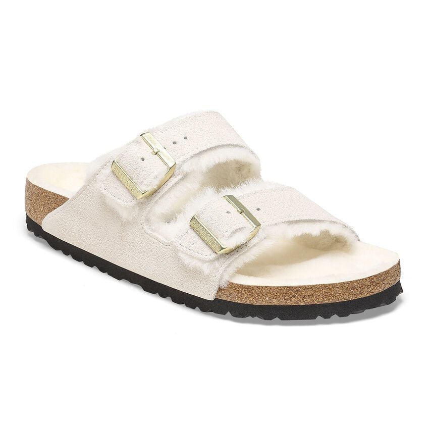 Birkenstock Arizona Shearling Suede Leather Unisex 8