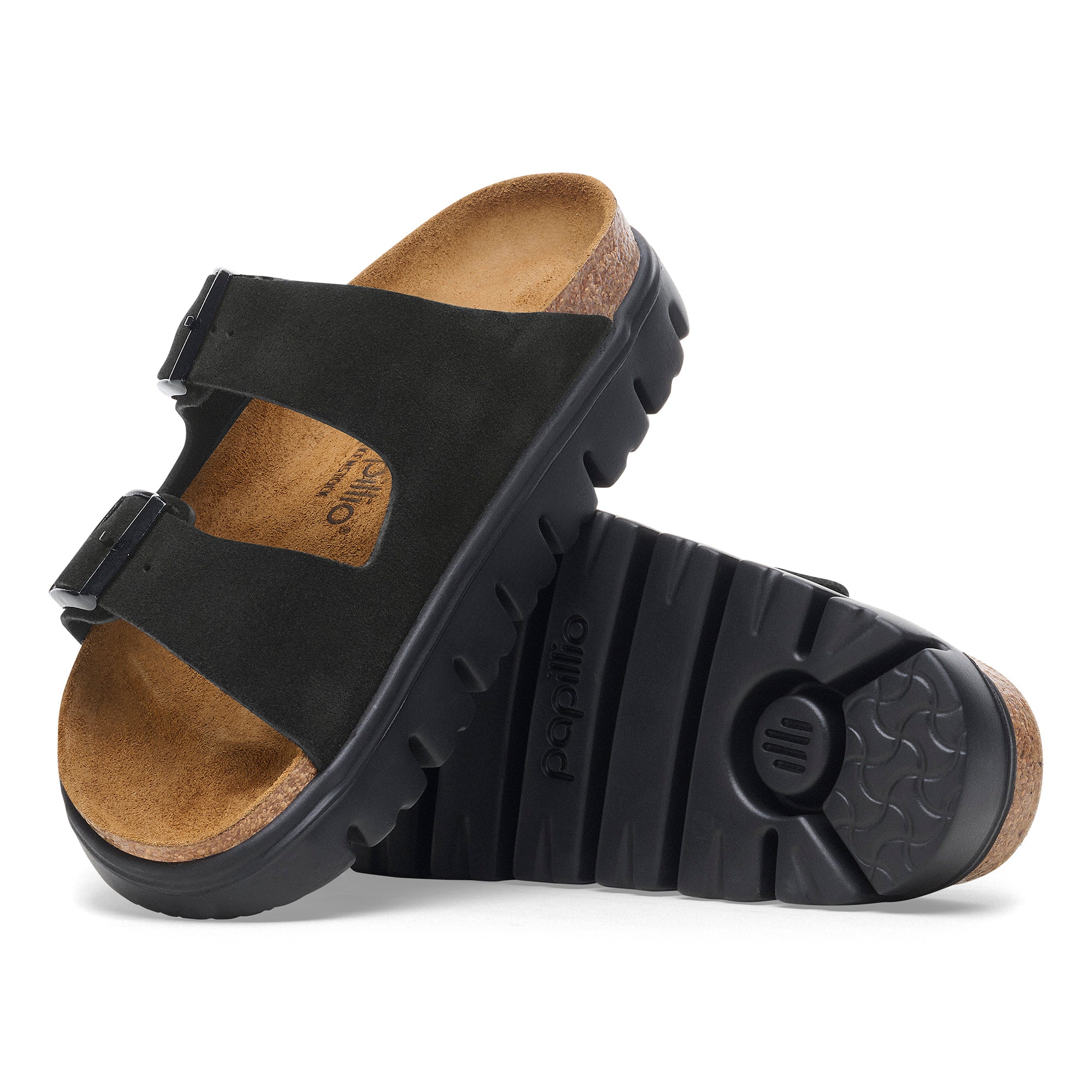 Birkenstock Arizona Papillio Platform Suede Leather Women's 7